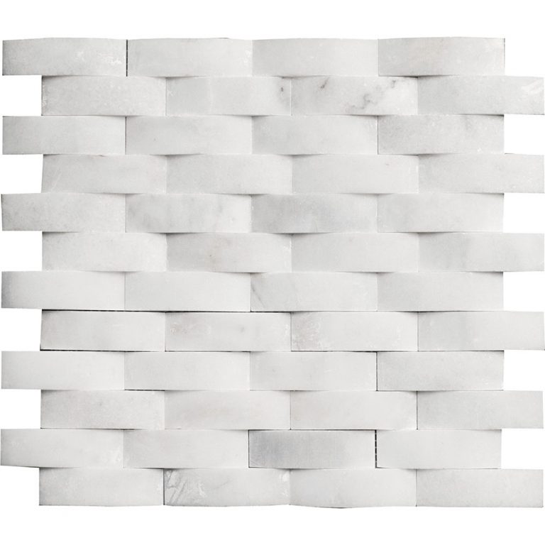 Bianco Crystal Polished Marble Tiles 24x24x5/8 Inch | Stonelluxe